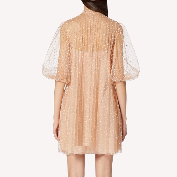 Red Valentino Tulle Dress with Bow - Picture 2 of 5